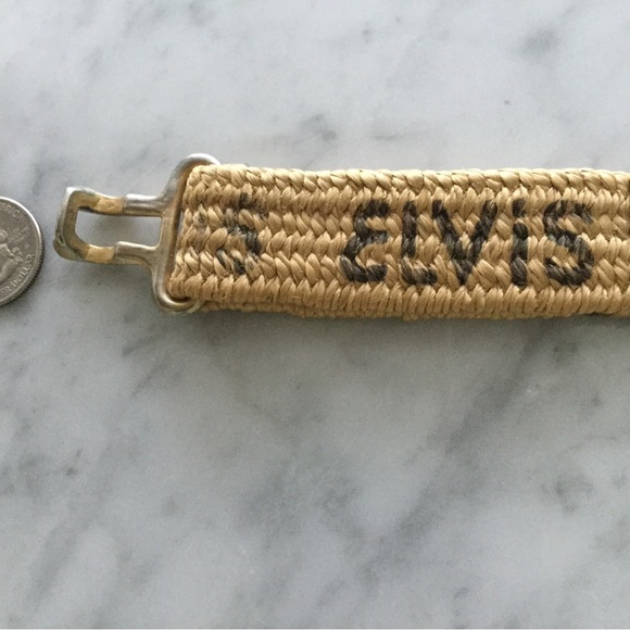 Vintage Elvis Elasticized Belt, circa 1970s - Picture 3 of 6
